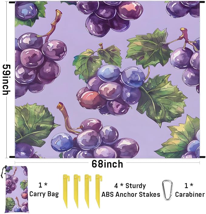 Watercolor Grapes