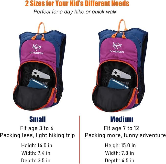 Purple with front storage