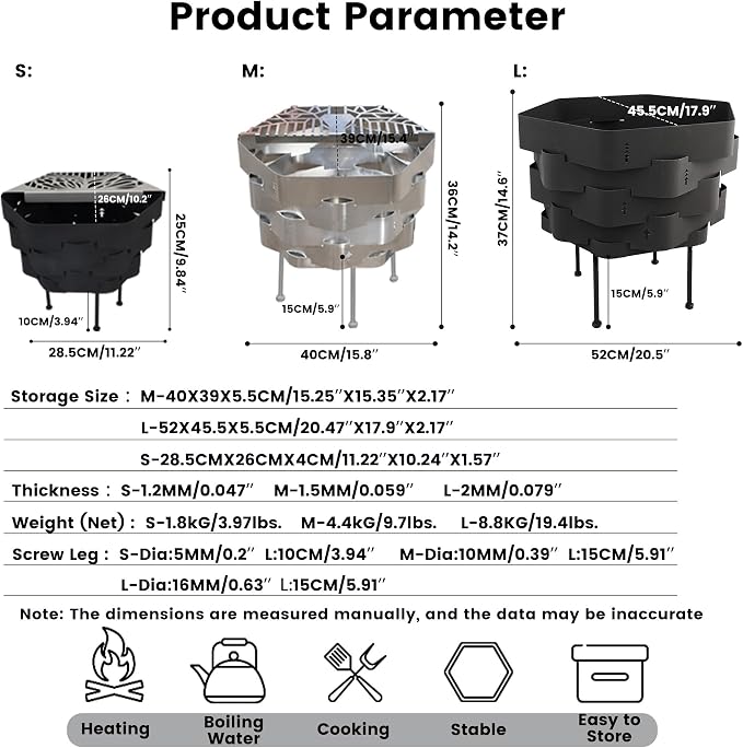 Stainless Steel Firepit with a Grill