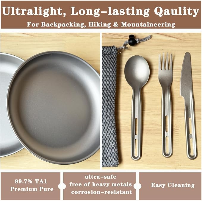 7.48 inch Plate+Cutlery