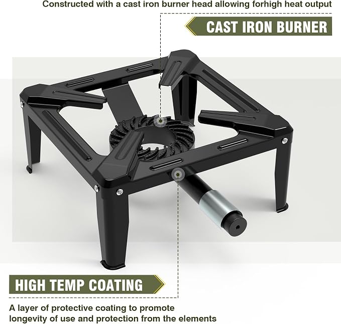 11” propane burner