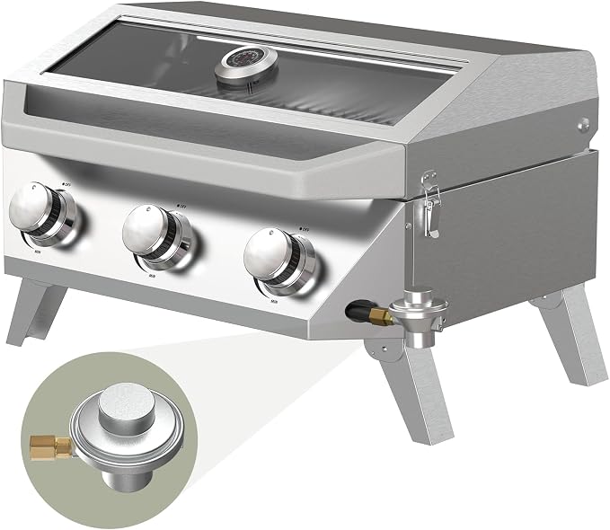 3 burner with Dual Connections