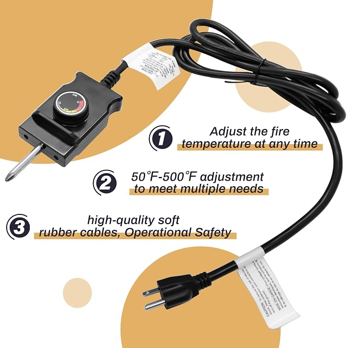 Power Cord with Thermostat