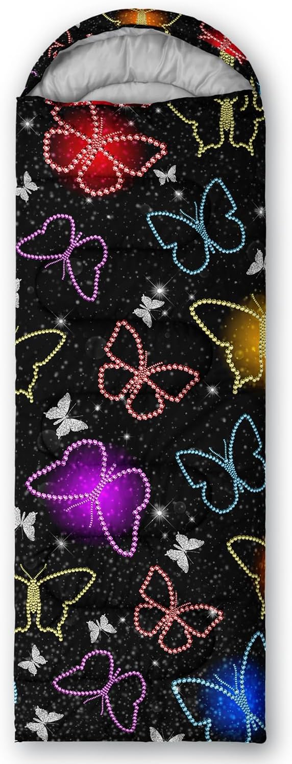 Colorful Neon Butterfly