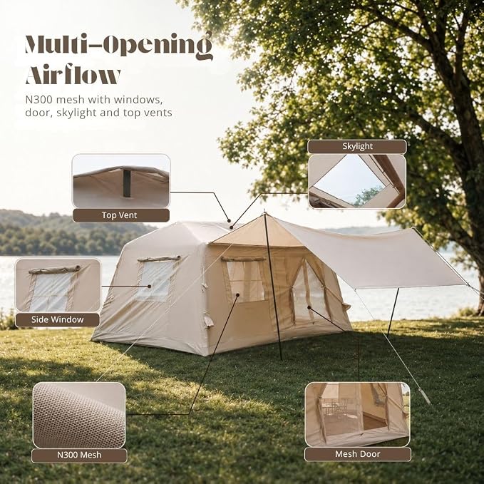 2 Room + Canopy - 13ft X 9ft X 6.5ft