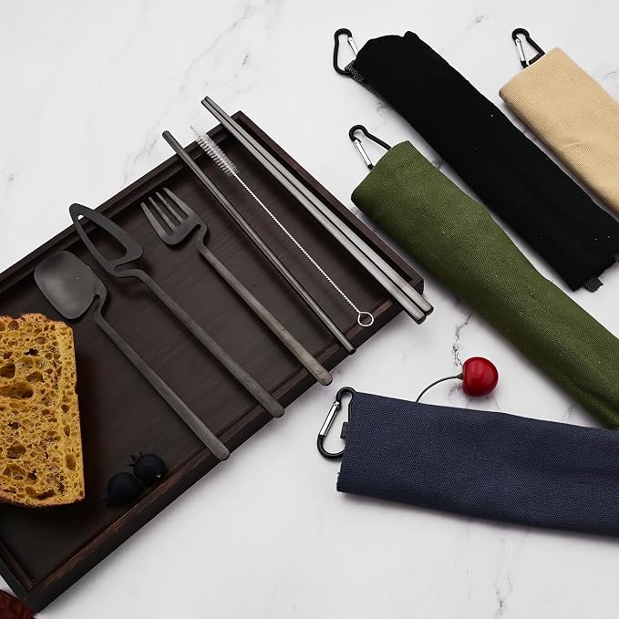 Black - Blue pouch