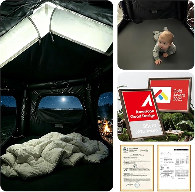 roof tent with awning