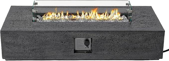 Gray with Wind Guard, Grey Glass Stones