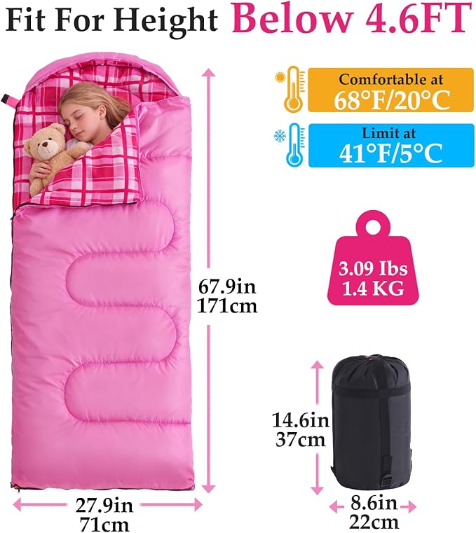 41℉- 68℉ Pink