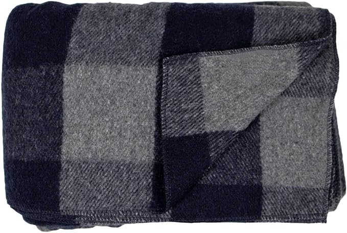 Gray and Blue Plaid