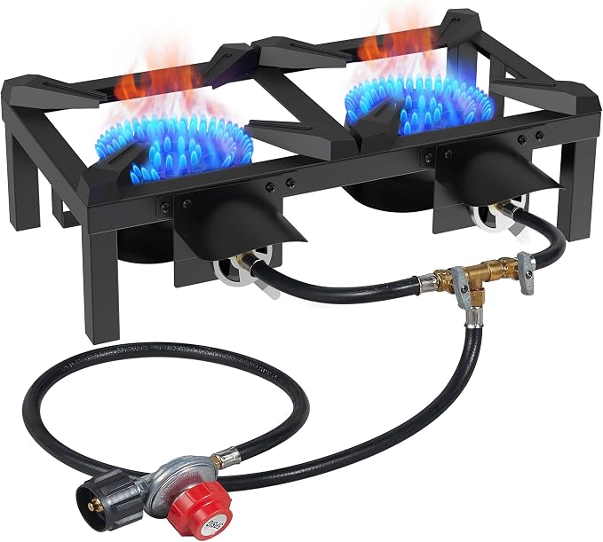 20'' double burner