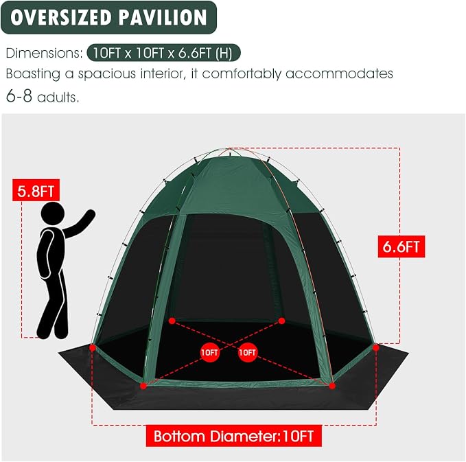 Green Six-Sided
