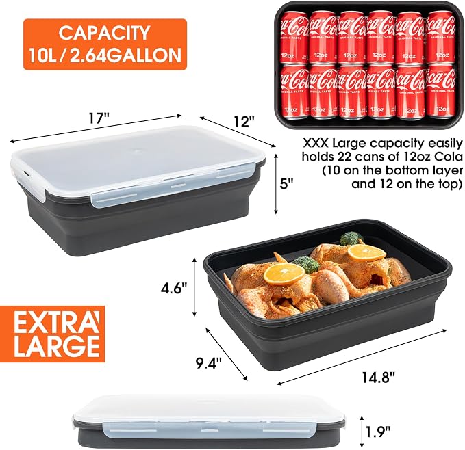 Black | 1 Pack | 2.64 Gal