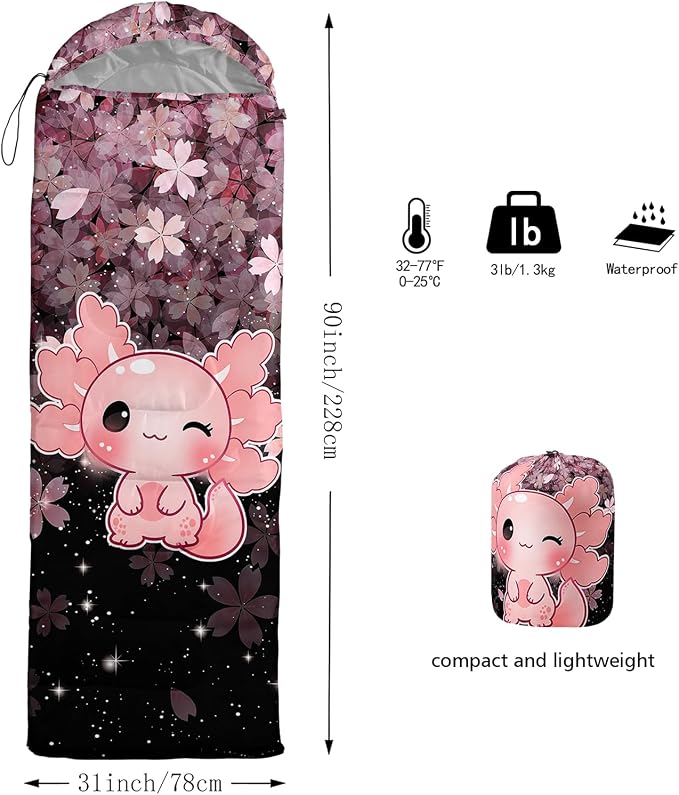 Axolotl Cherry Blossom