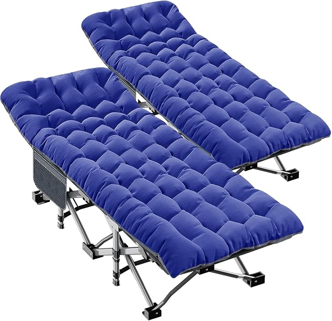 Grey Cot/Blue Mat