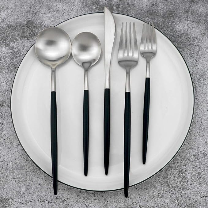 Black Handle Silver