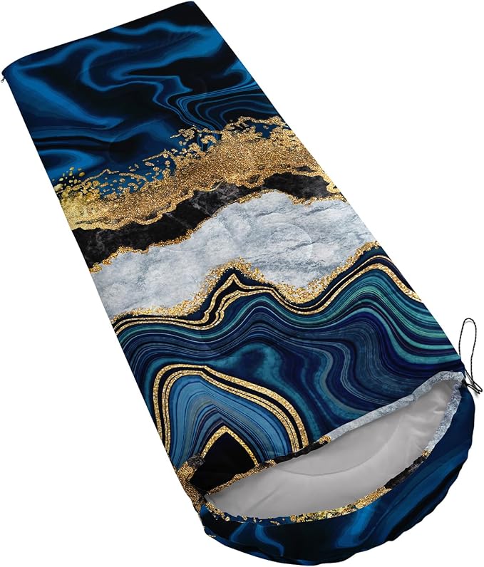 Blue Gold Marble