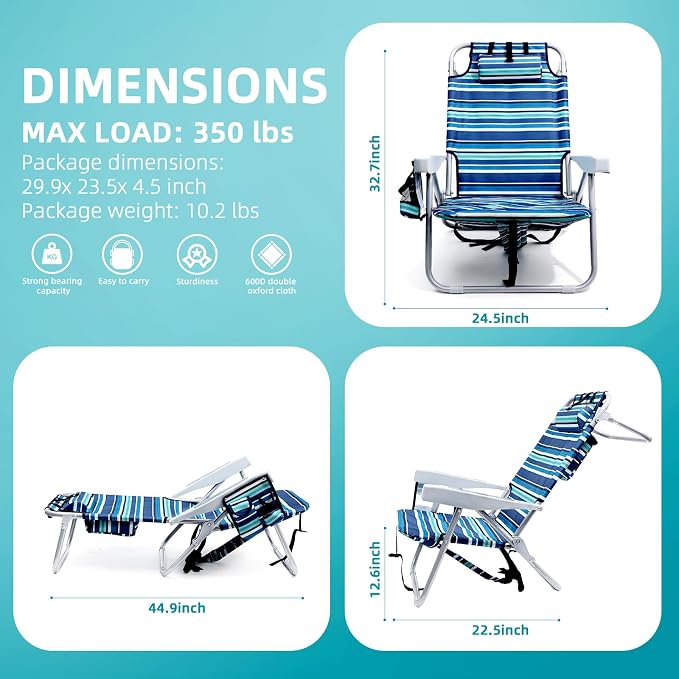 2pack Stripes-blue&cyan