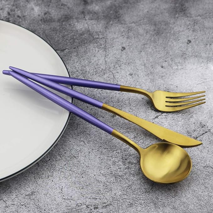 Purple Handle Gold
