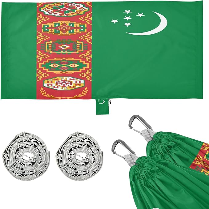 National Flag of Turkmenistan