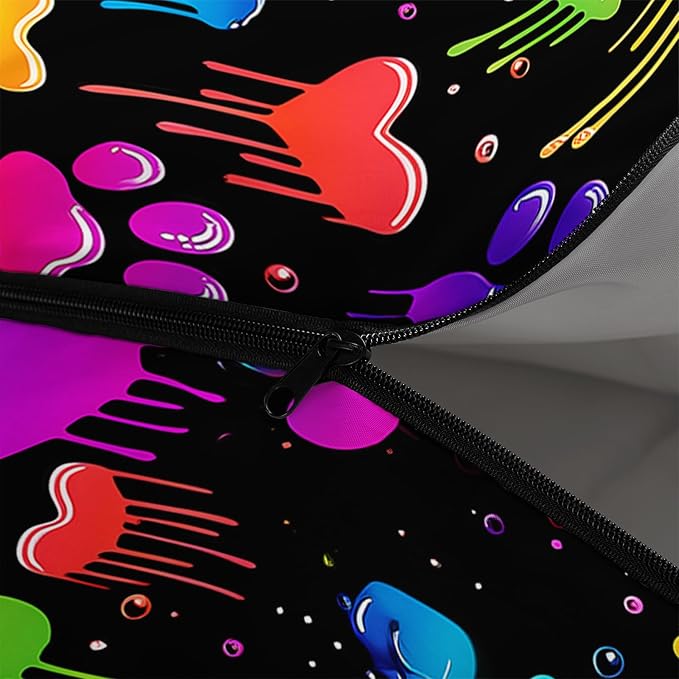 colorful paw print