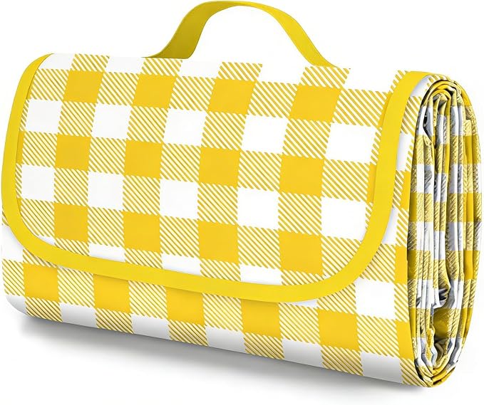 Yellow White Plaid
