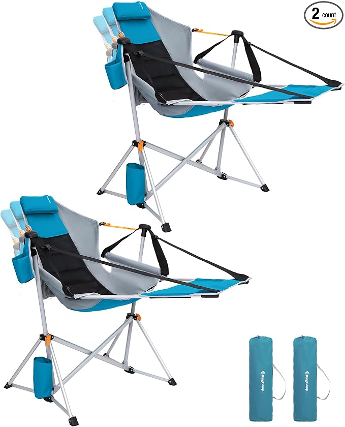 Footrest Deluxe Cyan/Grey