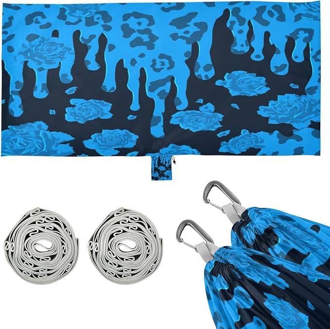 Blue Rose Leopard Drip