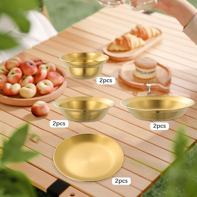 8PCS Gold