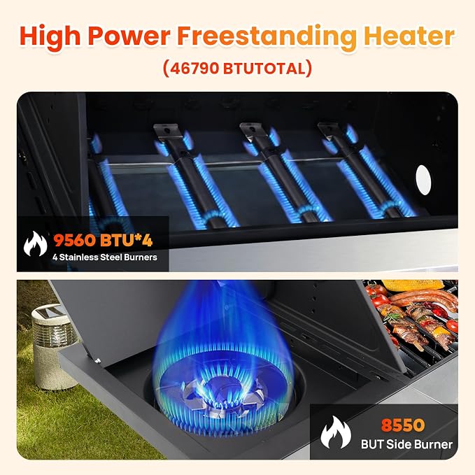 4-Burner, 46790 BTU