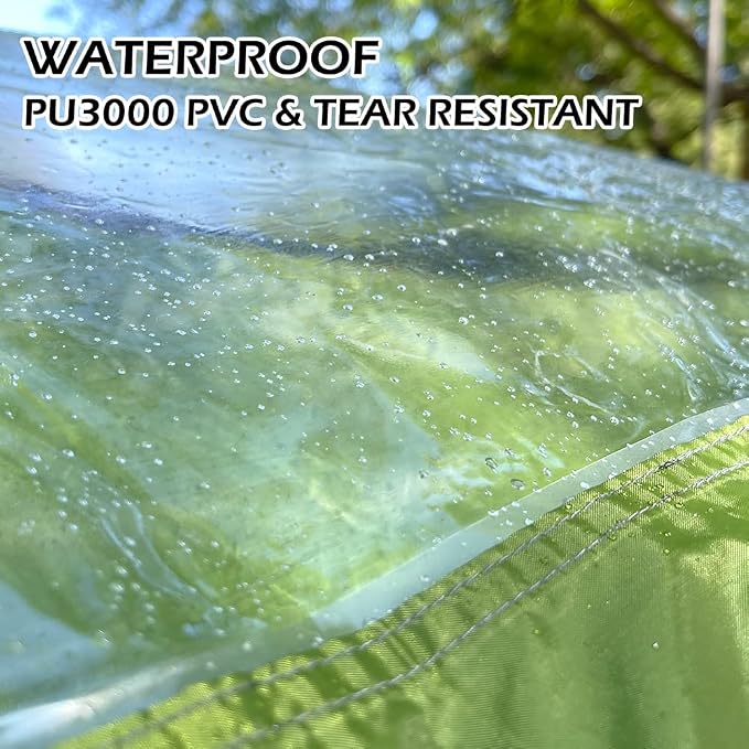 Transparent Rainfly Only - Green
