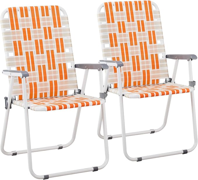 Orange & White