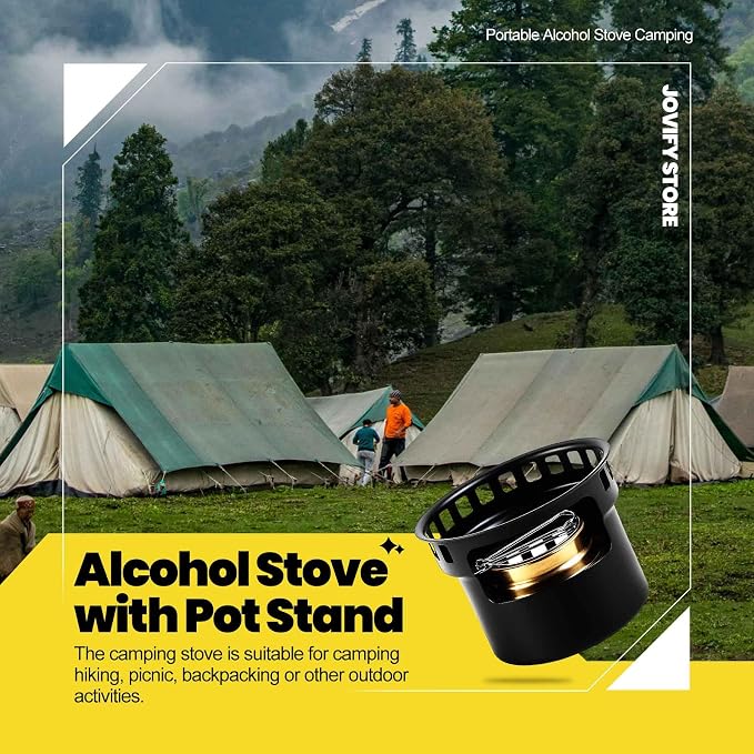 alcohol stove black