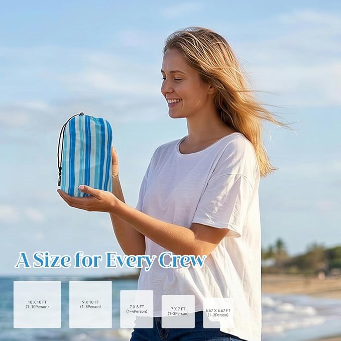 Blue Wave Stripes
