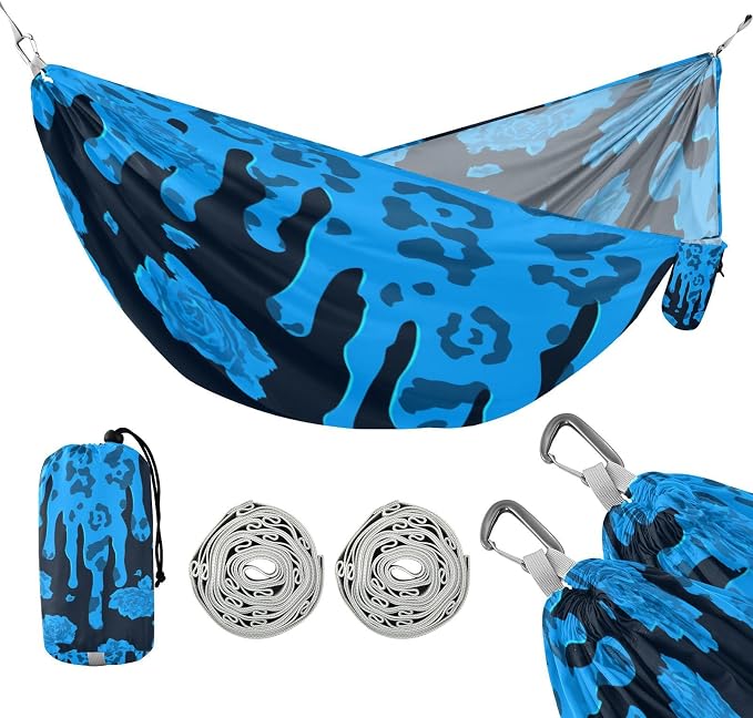 Blue Rose Leopard Drip