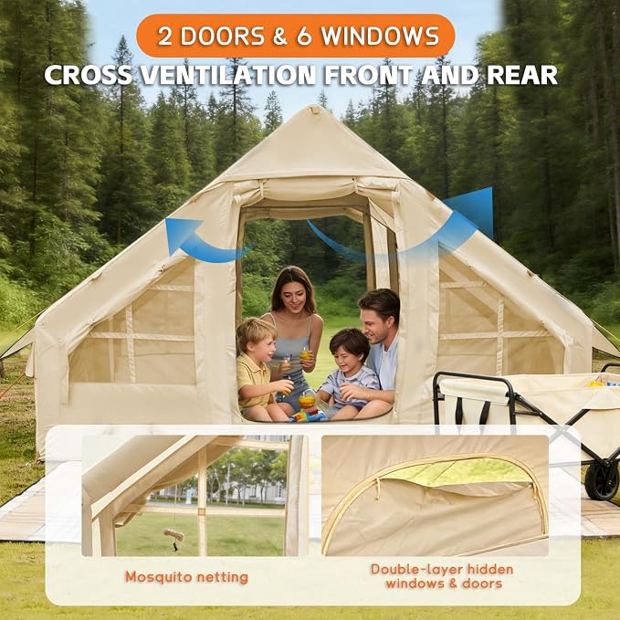 New Update 4-6 Person Skylight and Stove Jack/Beige