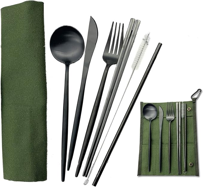 Black-green pouch