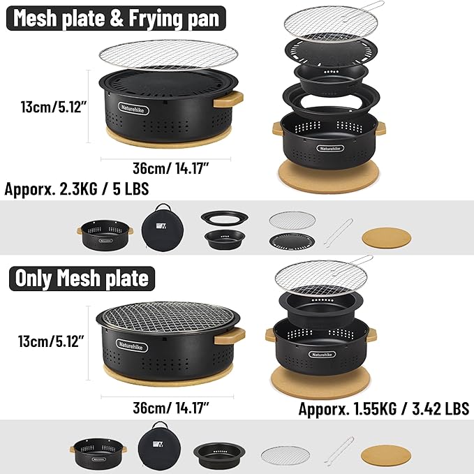 Grill Mesh & Fry Pan