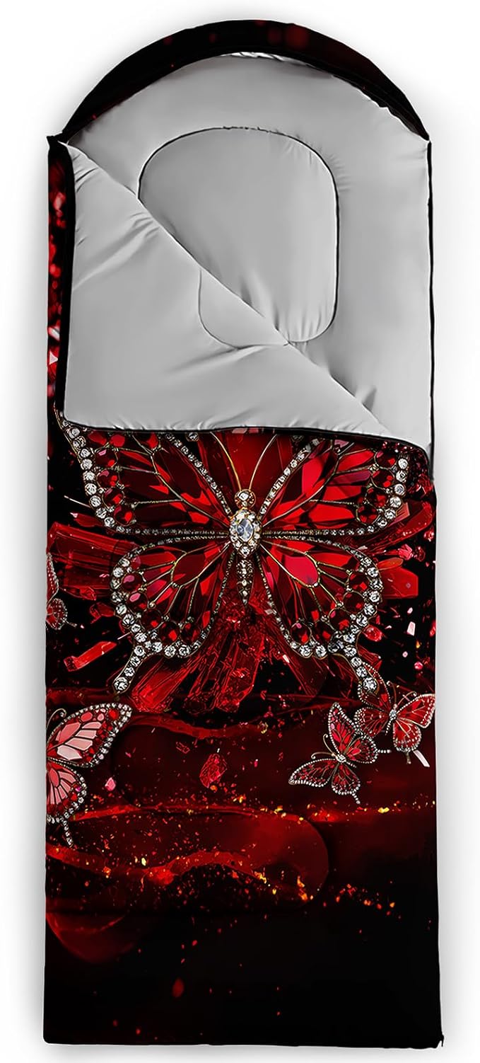 Red Cartoon Butterfly 3