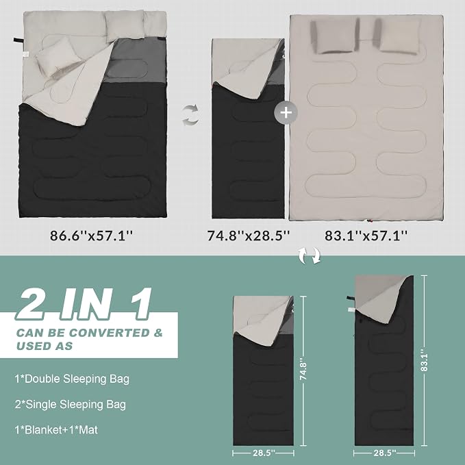 2-person, Black