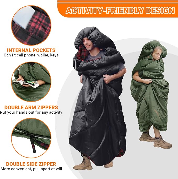 32℉ Wearable Green