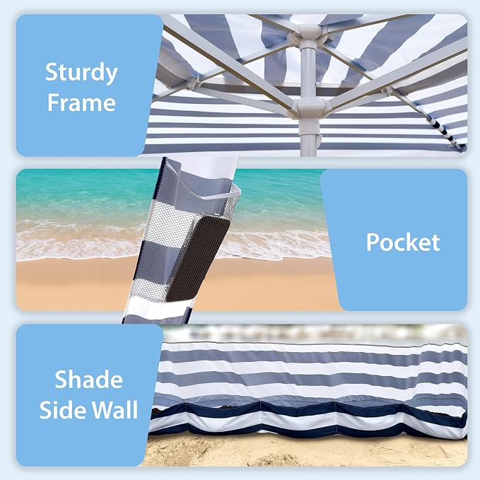 Navy Blue Stripes
