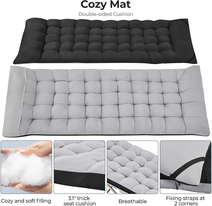 Black Cot/Gray Pad