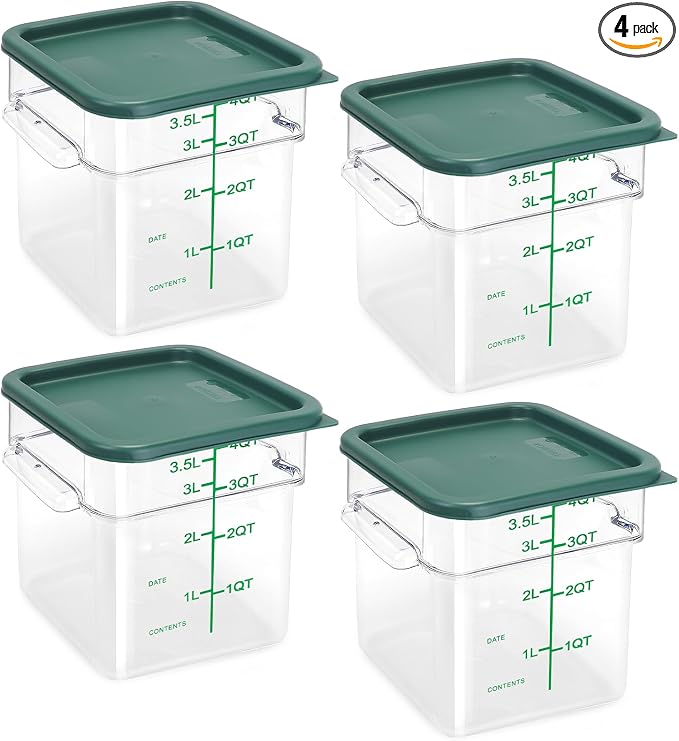 4.0 Qt-Green Lids