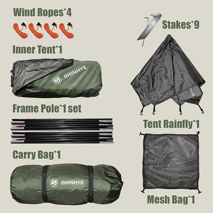 Green 5 person