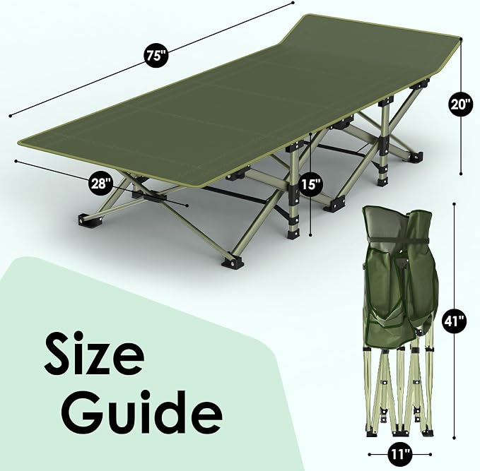Green Cot & Green Pad