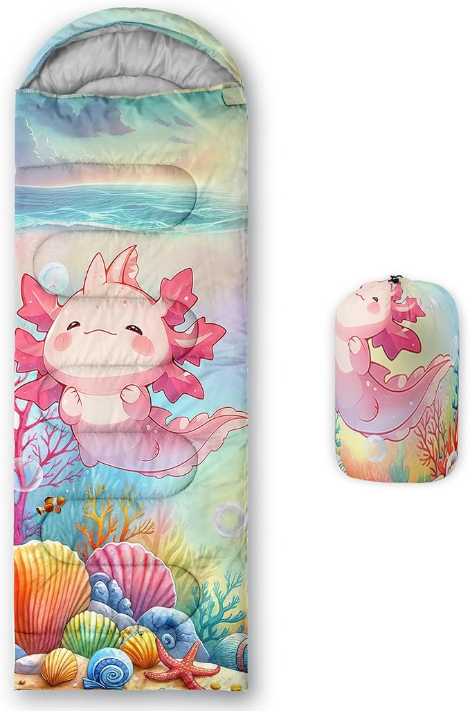 cartoon axolotl