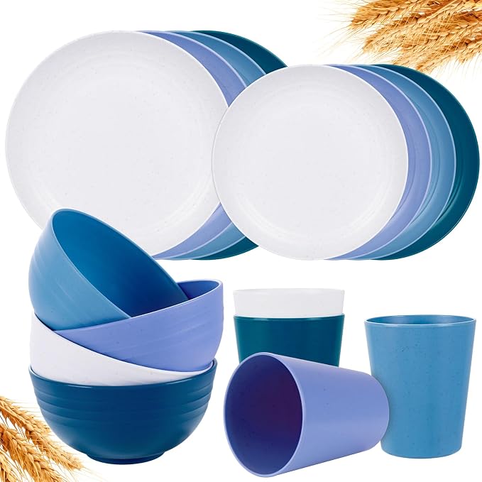White, Light Blue, Navy Blue, Blue