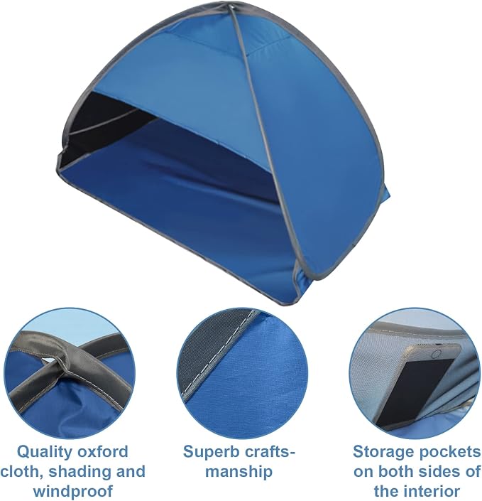 Blue-painted silver