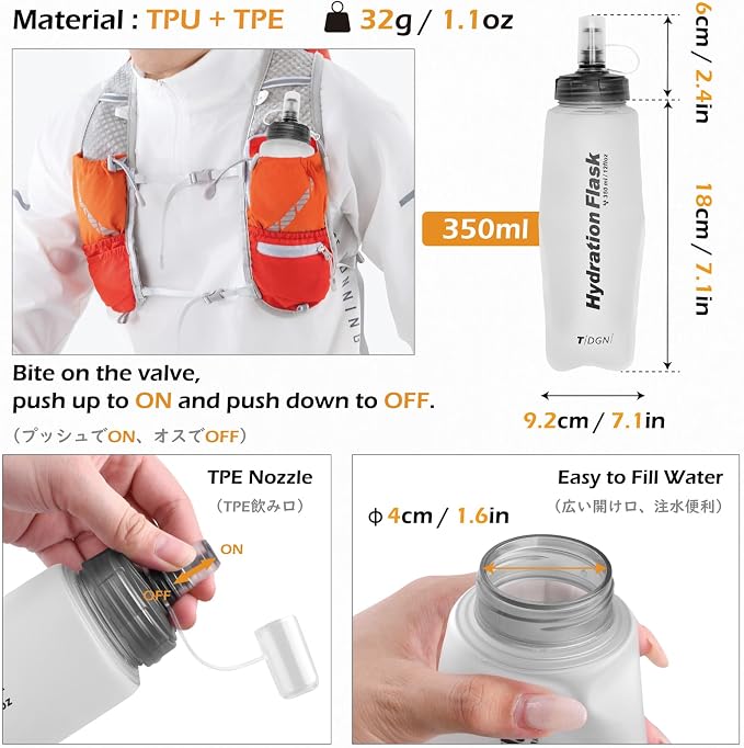02 Grey 5L - with a 350ml Soft Flask